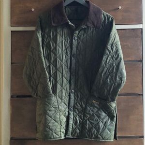 Hunter Green Barbour Quilted Jacket